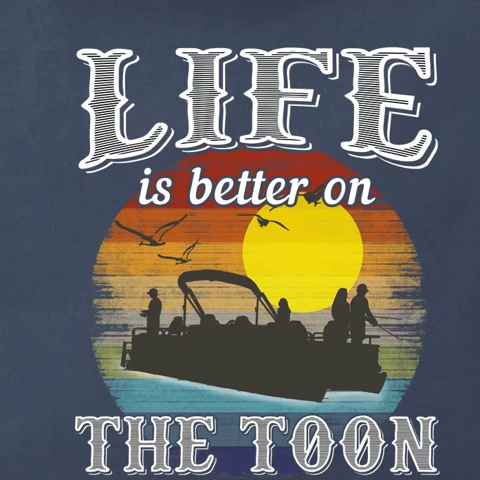 Life Is Better On The Toon Zip Tote Bag