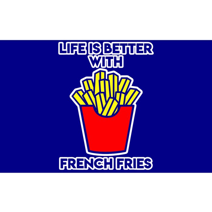 Life Is Better With French Fries Bumper Sticker