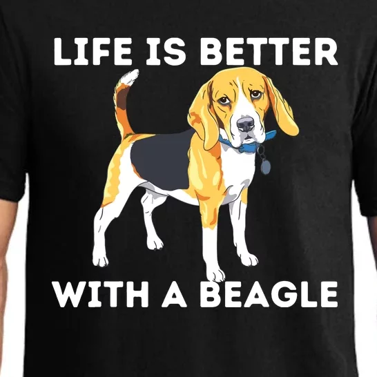 Life Is Better With A Beagle Beagle Dog Lover Pet Owner Pajama Set