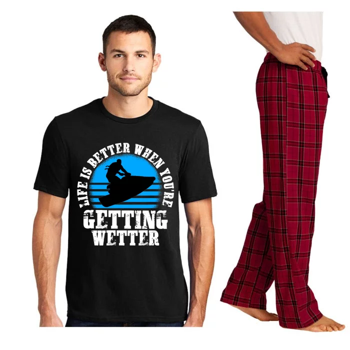 Life Is Better When You're Getting Wetter Waverunner Pajama Set