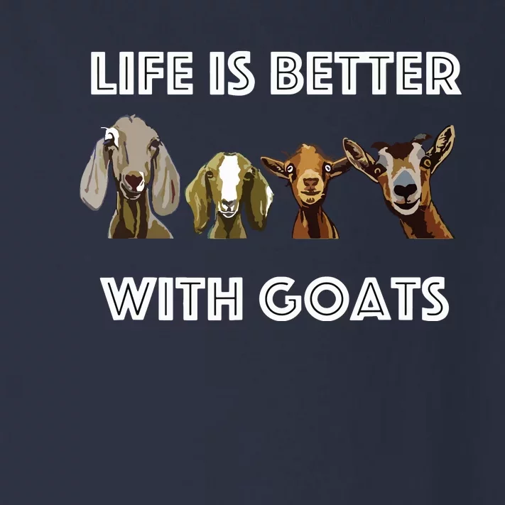 Life Is Better With Goats Goat Lover Toddler Long Sleeve Shirt