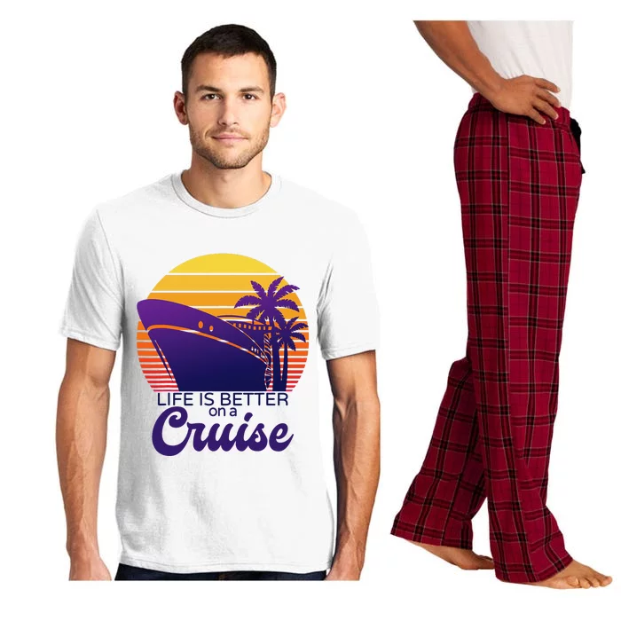 Life Is Better On A Cruise  Family Vacation Pajama Set