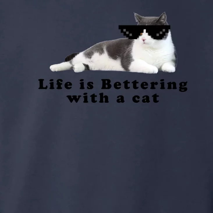 Life Is Bettering With A Cat Toddler Hoodie