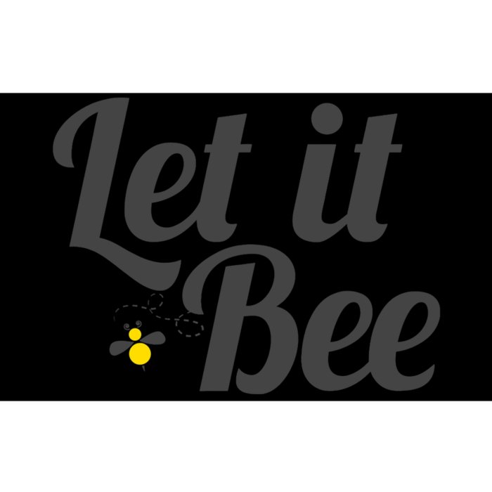 Let It Bee Funny Beehive Cute Beekeeping Gift Bumper Sticker