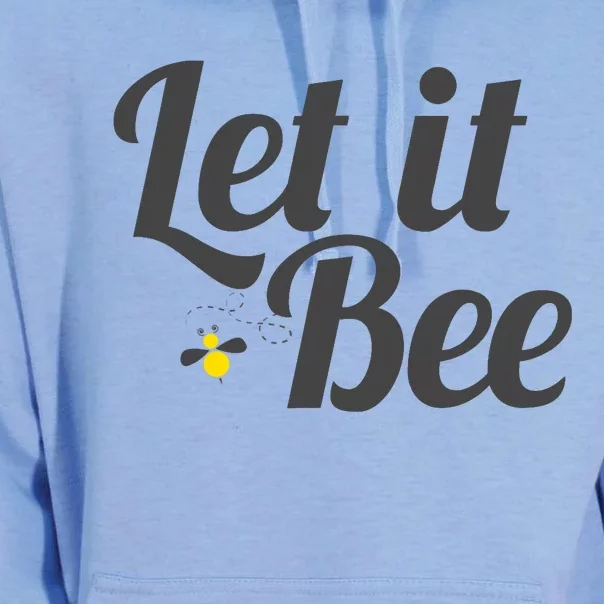 Let It Bee Funny Beehive Cute Beekeeping Gift Unisex Surf Hoodie