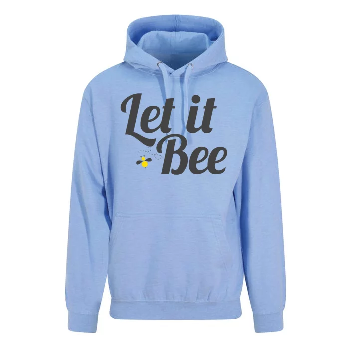 Let It Bee Funny Beehive Cute Beekeeping Gift Unisex Surf Hoodie