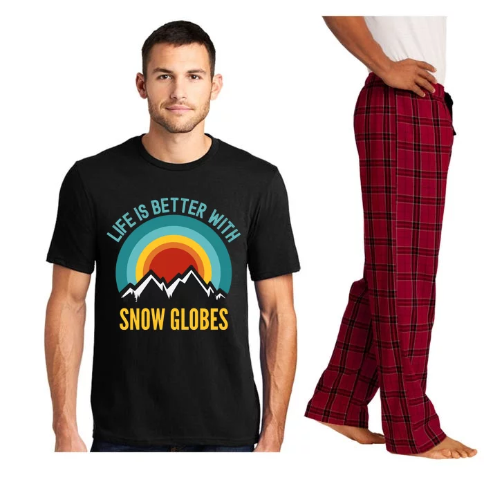 Life Is Better With Snow Globes Gift Pajama Set