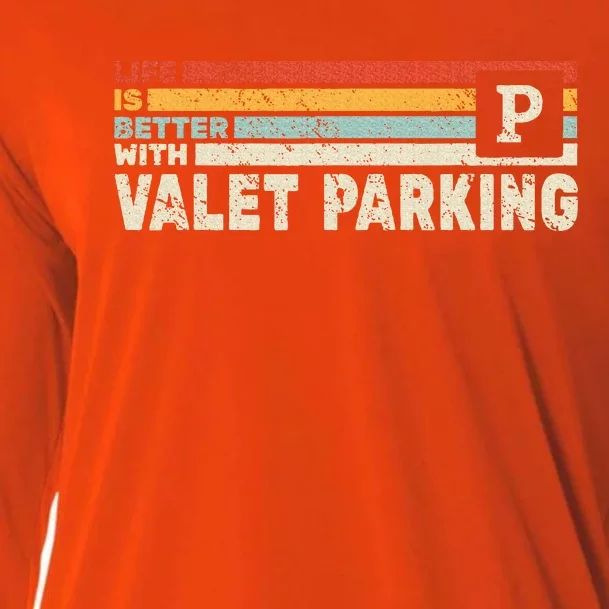 Life Is Better With Valet Parking Cooling Performance Long Sleeve Crew