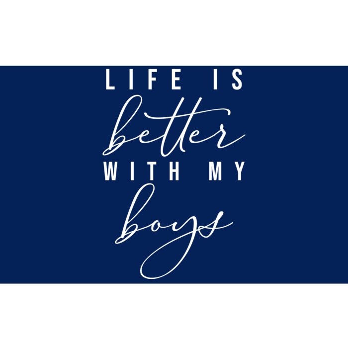 Life Is Better Cute Boy Parent Gift Bumper Sticker