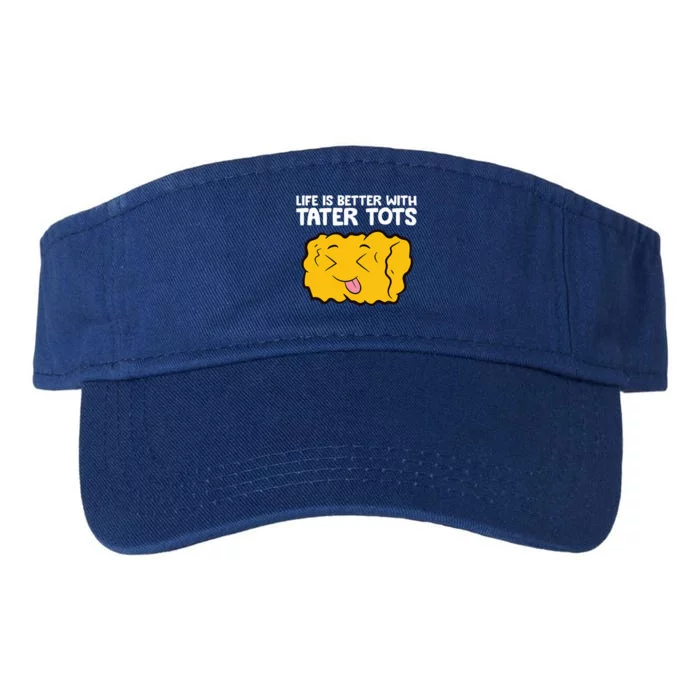 Life Is Better With Tater Tots Valucap Bio-Washed Visor