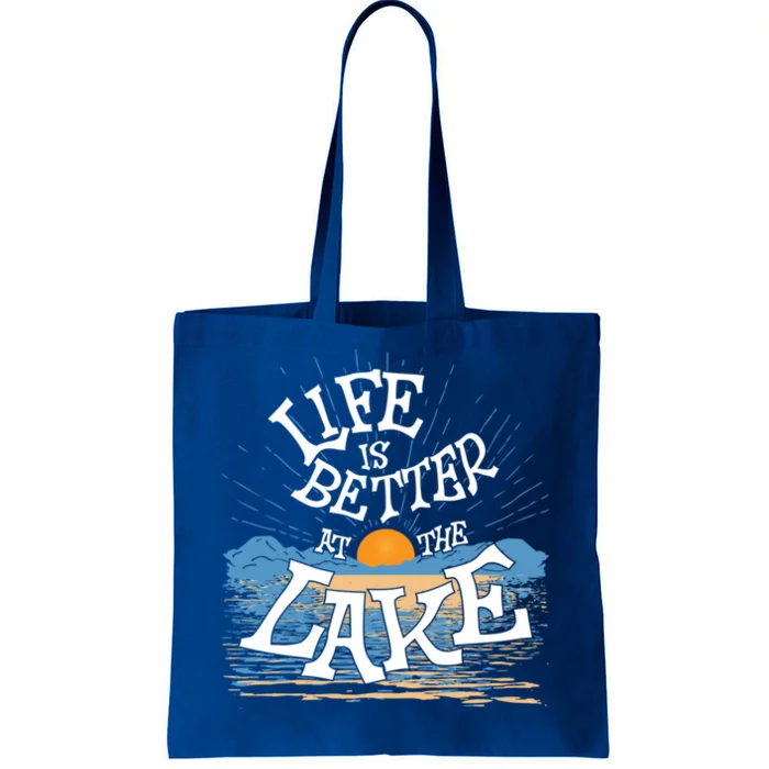 Life Is Better At The Lake House Summer Tops Decor Gift Tote Bag