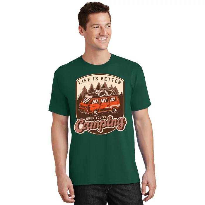 Life Is Better When You're Camping Vintage T-Shirt