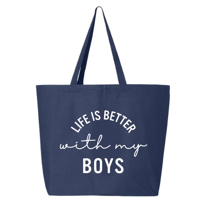 Life Is Better With My Cute Mom Gift 25L Jumbo Tote