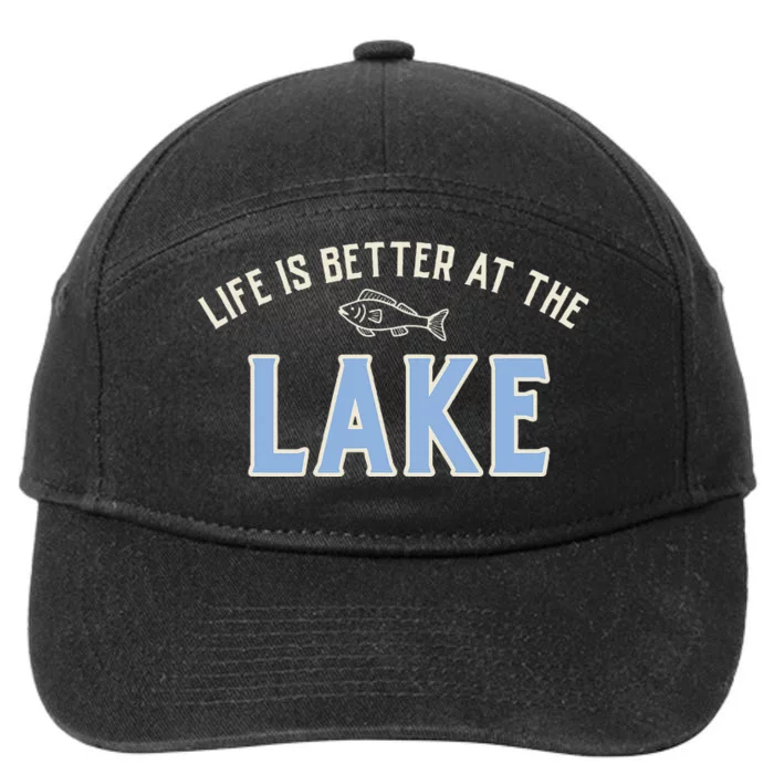 Life Is Better At The Lake 7-Panel Snapback Hat