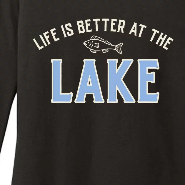 Life Is Better At The Lake Womens CVC Long Sleeve Shirt