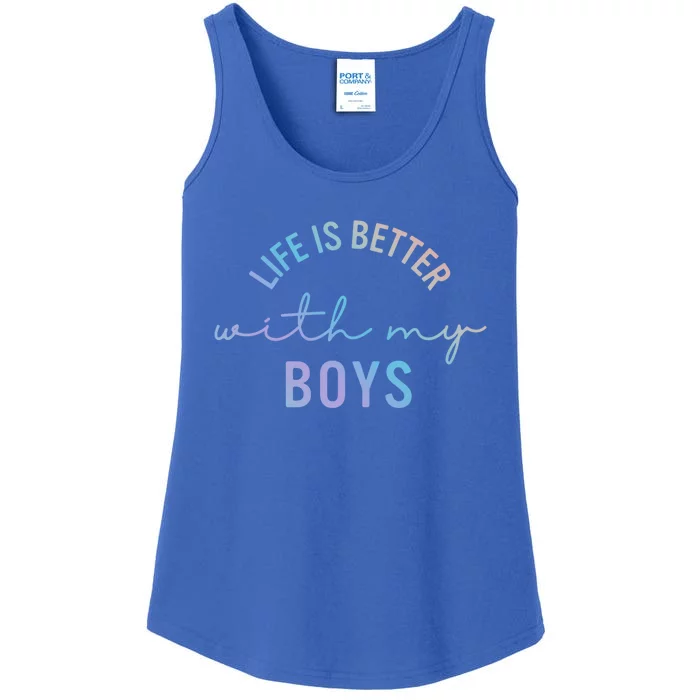 Life Is Better With My Cute Mom Cool Gift Ladies Essential Tank