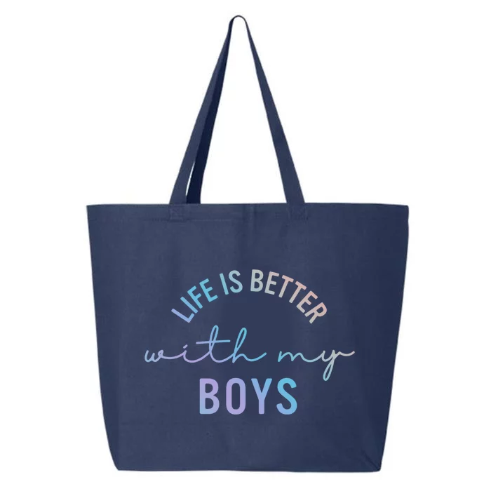 Life Is Better With My Cute Mom Cool Gift 25L Jumbo Tote