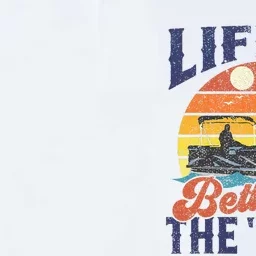 Life Is Better On The Toon Pontoon Boat Boating Softstyle Adult Sport Polo