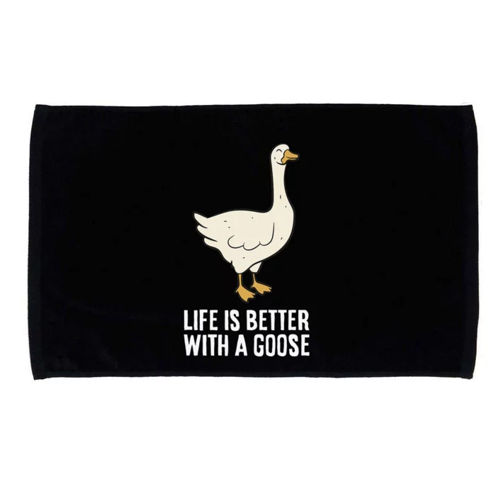 Life Is Better With A Goose Microfiber Hand Towel