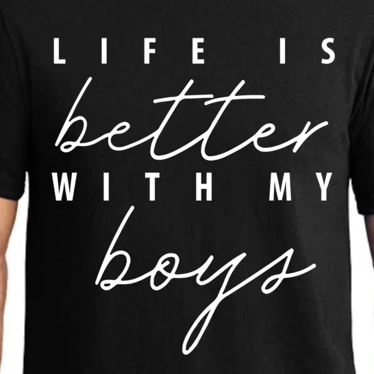 Life Is Better With My Funny Mom Gift Pajama Set