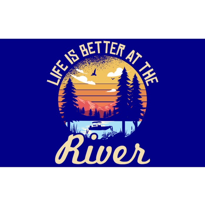 Life Is Better At The River Camping Life River Camper Gift Bumper Sticker