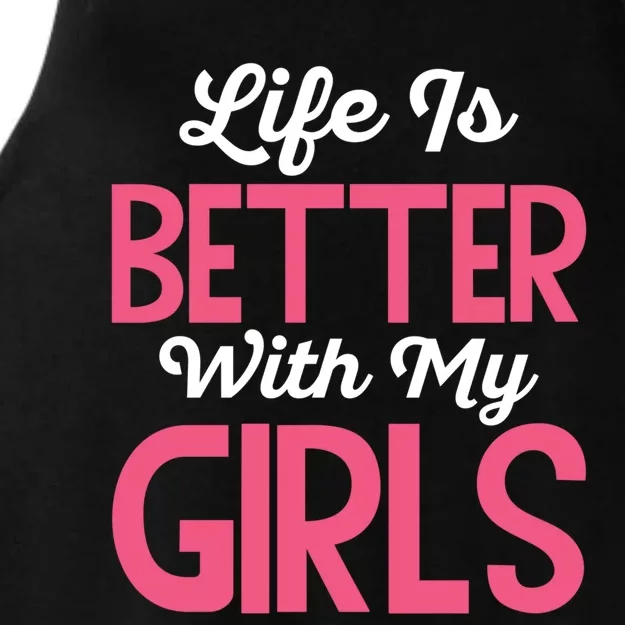 Life Is Better With My Good Loves Her Mama Meaningful Gift Ladies Tri-Blend Wicking Tank