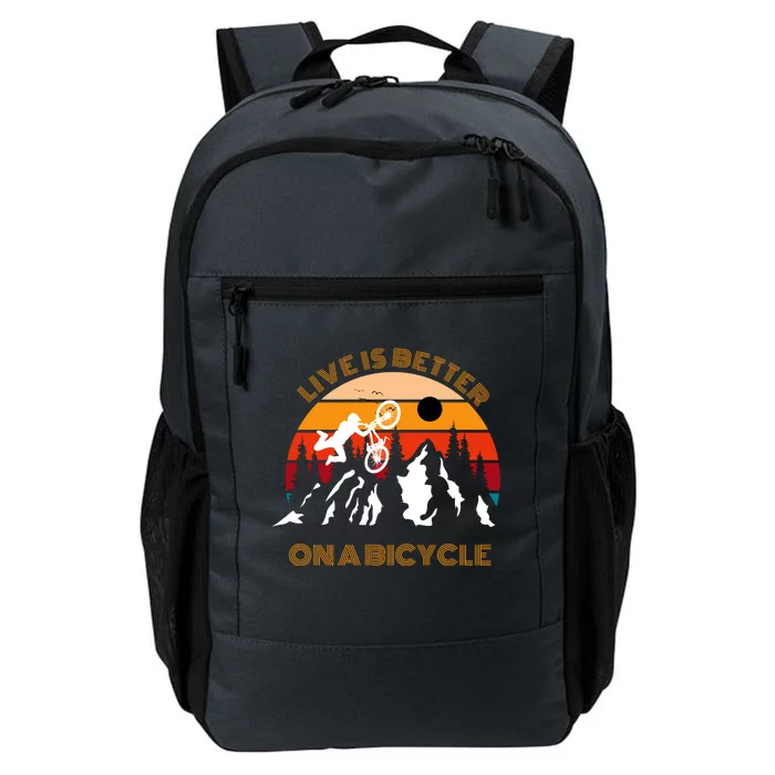 Life Is Better On A Bicycle, Cycling Bike Daily Commute Backpack