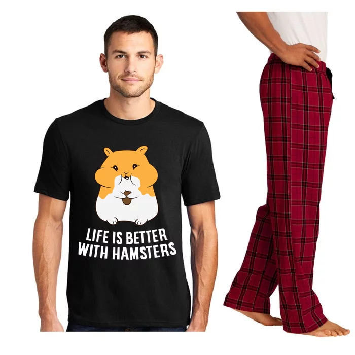 Life Is Better With A Hamsters Love Hamsters Gift Pajama Set