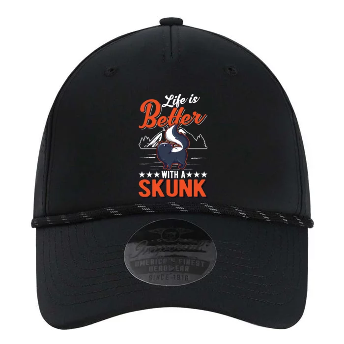 Life Is Better With A Skunk Meaningful Gift Performance The Dyno Cap