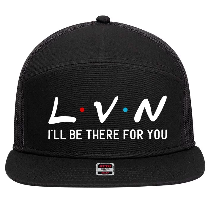 L.V.N I'll Be There For You 7 Panel Mesh Trucker Snapback Hat