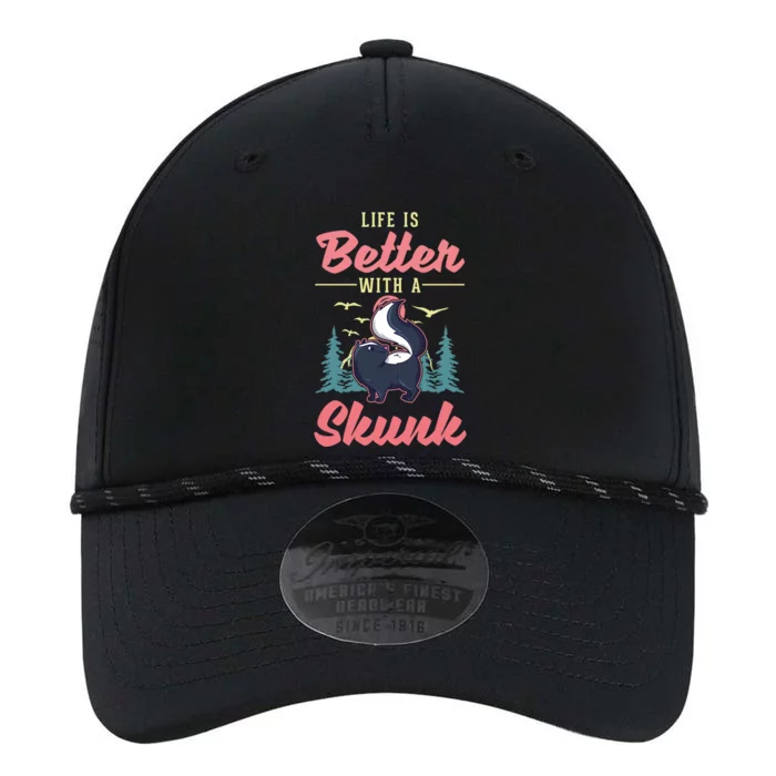 Life Is Better With A Skunk Gift Performance The Dyno Cap