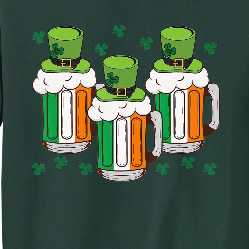 Leprechaun Irish Beer Ireland Flag St Patricks Day Sweatshirt