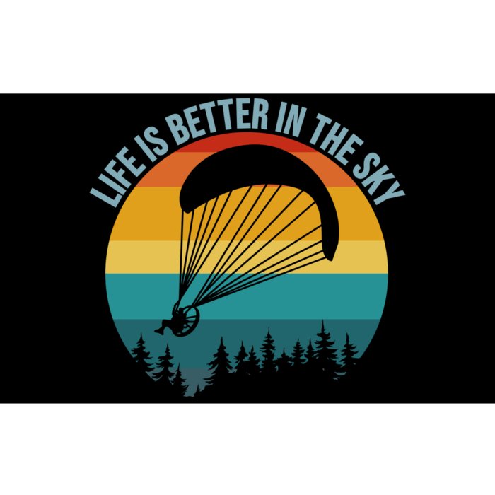 Life Is Better In The Sky Paramotor Pilot Gift Bumper Sticker