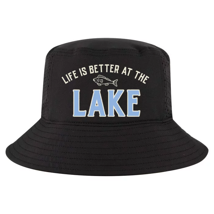 Life Is Better At The Lake Cool Comfort Performance Bucket Hat