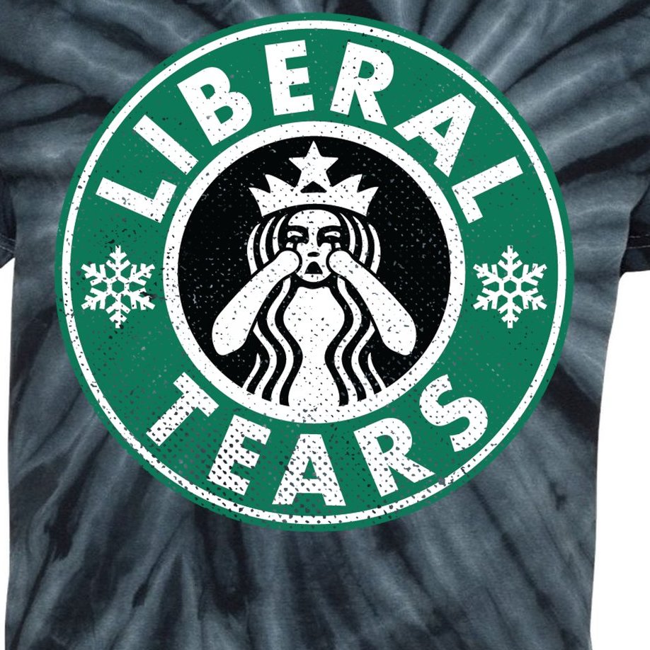 Liberal Tears MAGA Donald Trump Kids Tie-Dye T-Shirt