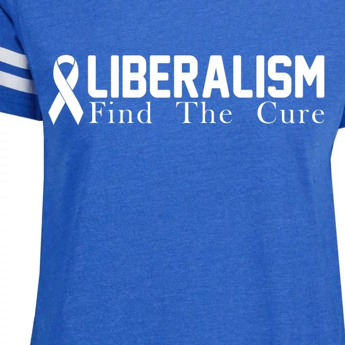 Liberalism Find The Cure Enza Ladies Jersey Football T-Shirt