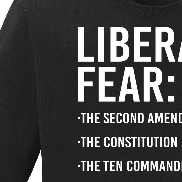 Liberals Fear Conservative Republican Ladies Missy Fit Long Sleeve Shirt