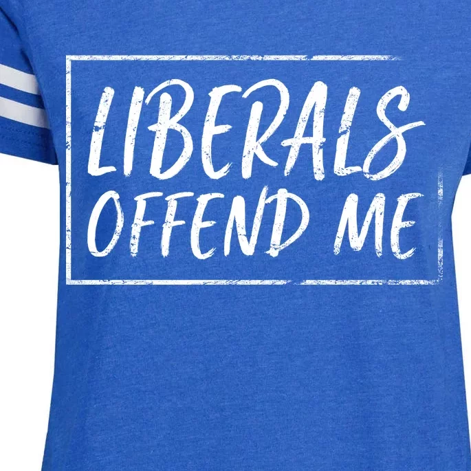 Liberals Offend Me Enza Ladies Jersey Football T-Shirt