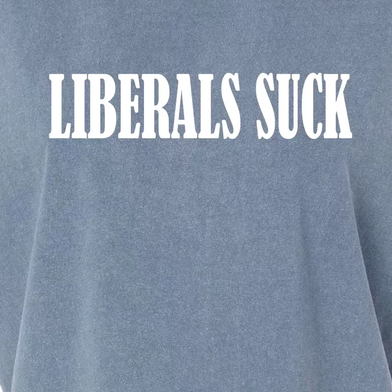 Liberals Suck Garment-Dyed Women's Muscle Tee