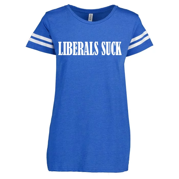 Liberals Suck Enza Ladies Jersey Football T-Shirt