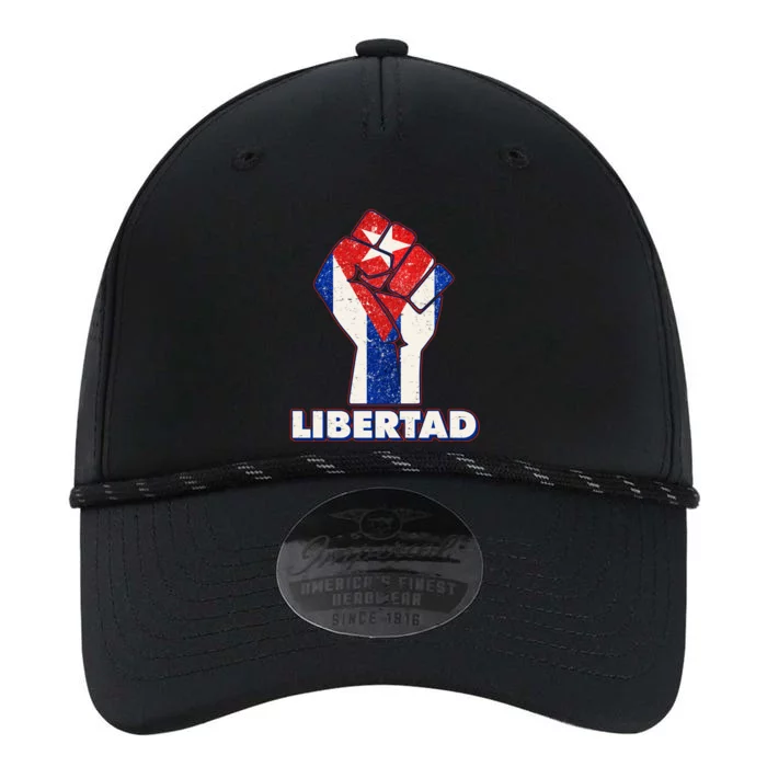 Libertad Cuba Cuban Flag Protest Fist Performance The Dyno Cap