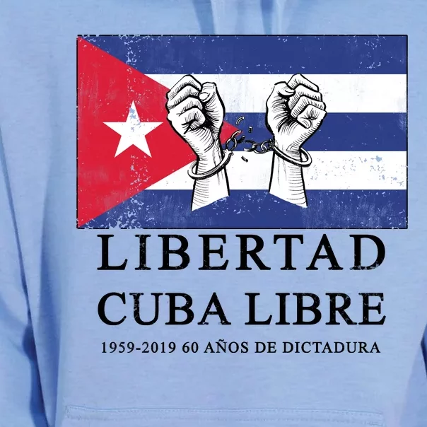 Libertad Cuba Libre Bandera Cubana Liberated De Cuba Unisex Surf Hoodie