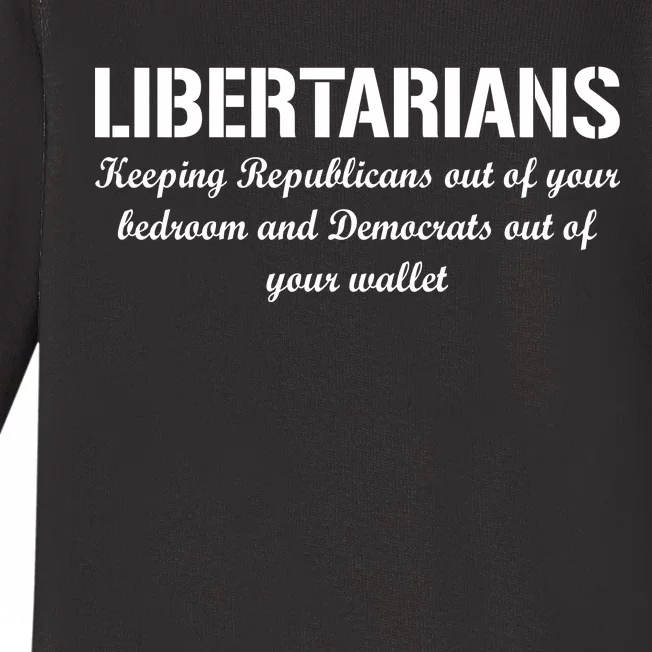 Libertarians Keeping Republicans Out Baby Long Sleeve Bodysuit