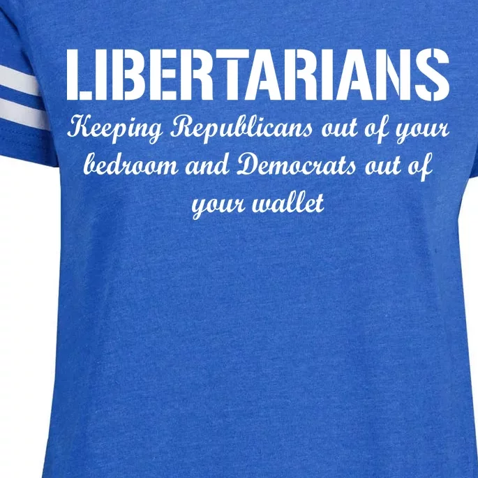 Libertarians Keeping Republicans Out Enza Ladies Jersey Football T-Shirt