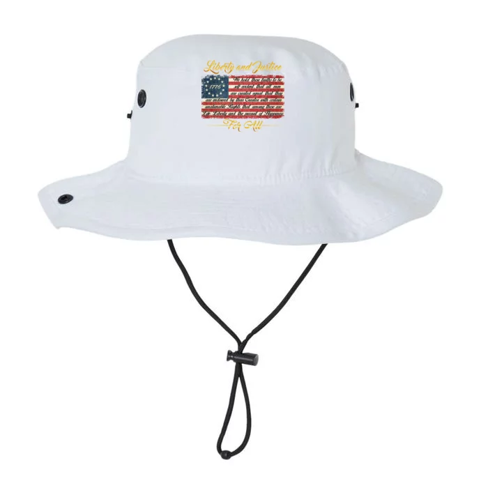 Liberty And Justice For All The Declaration of Independence Legacy Cool Fit Booney Bucket Hat