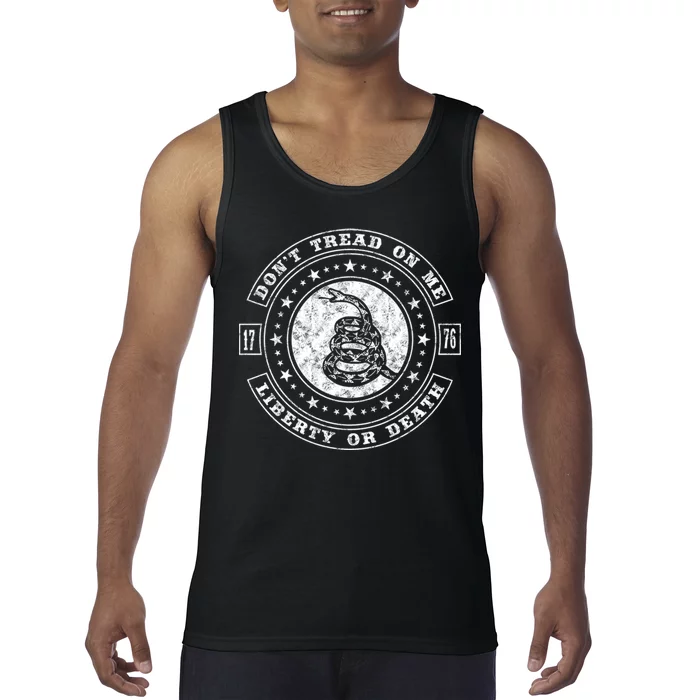 Liberty or Death 1776 Don't Tread on Me Tank Top