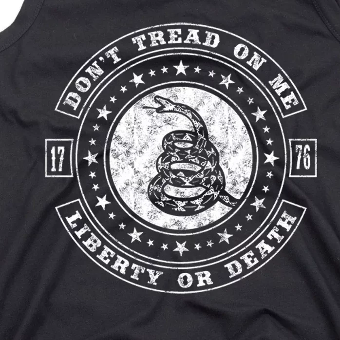 Liberty or Death 1776 Don't Tread on Me Tank Top