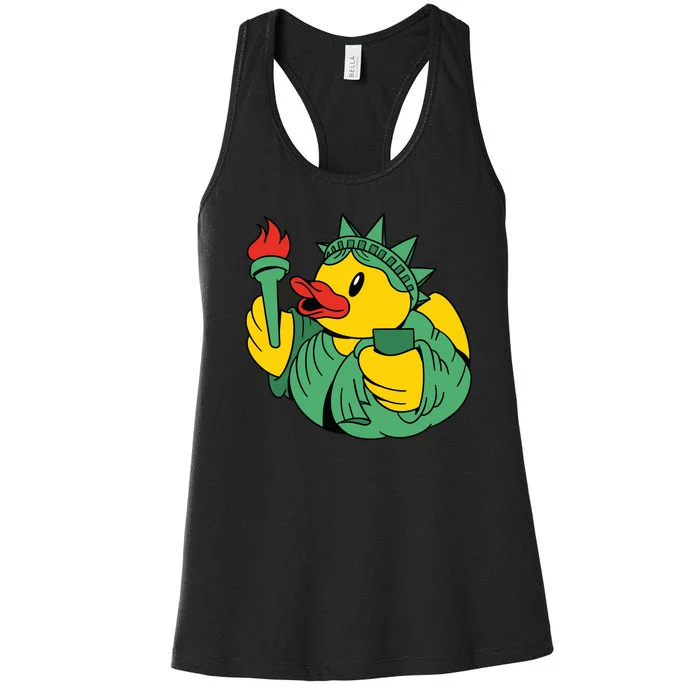 Liberty Rubber Duck Women's Racerback Tank