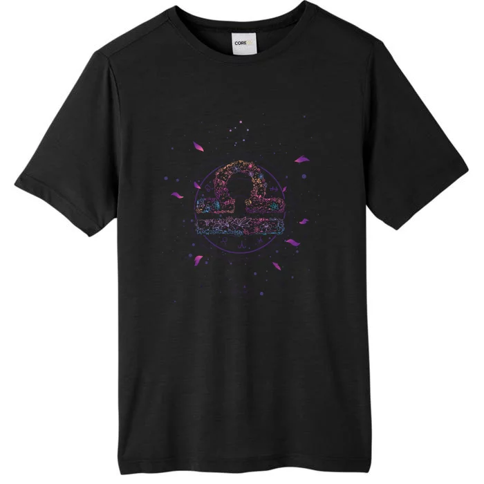 Libra Floral Zodiac ChromaSoft Performance T-Shirt