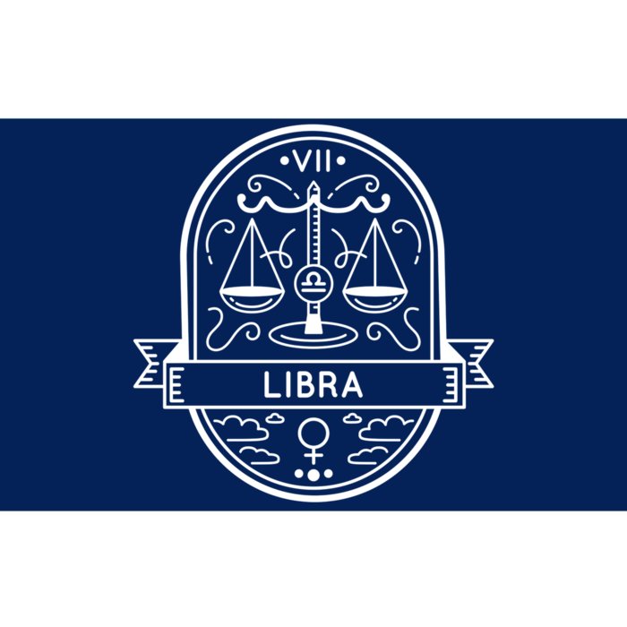 Libra Zodiac Symbol Design Bumper Sticker